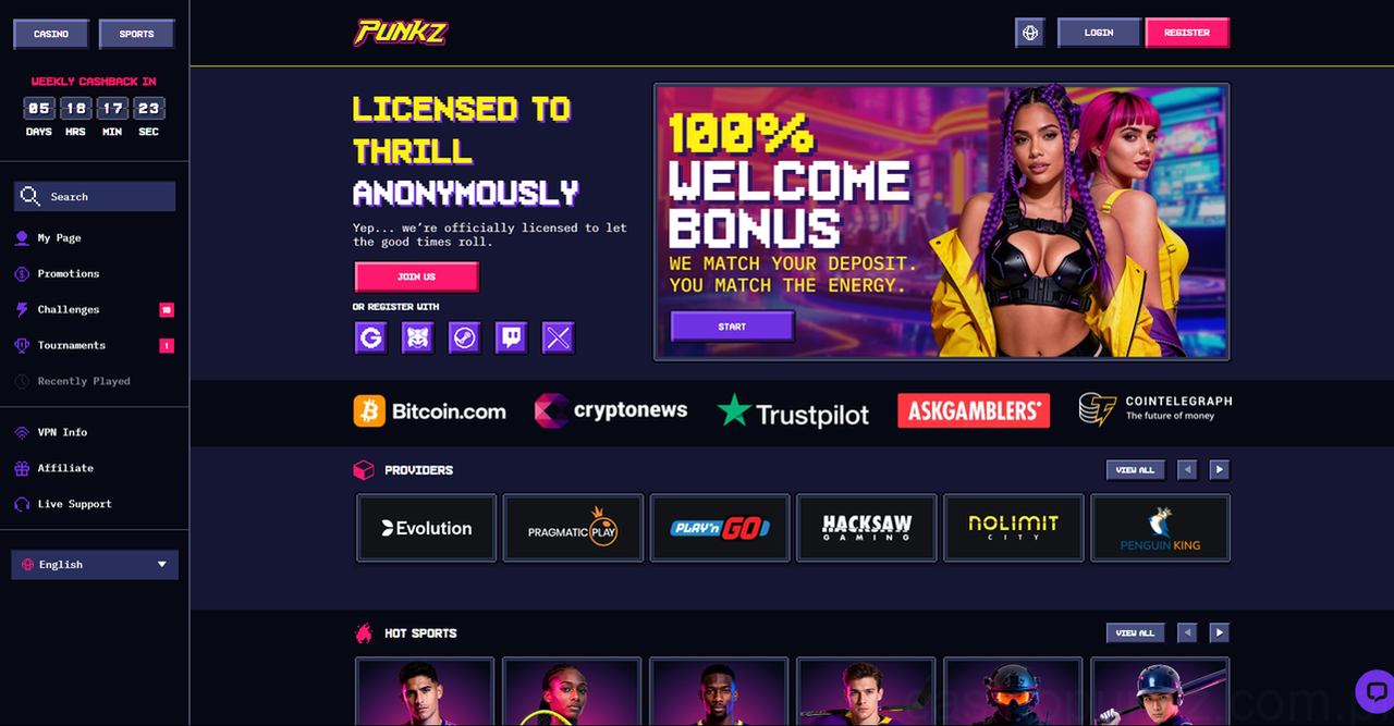 Casinopunkz Casino